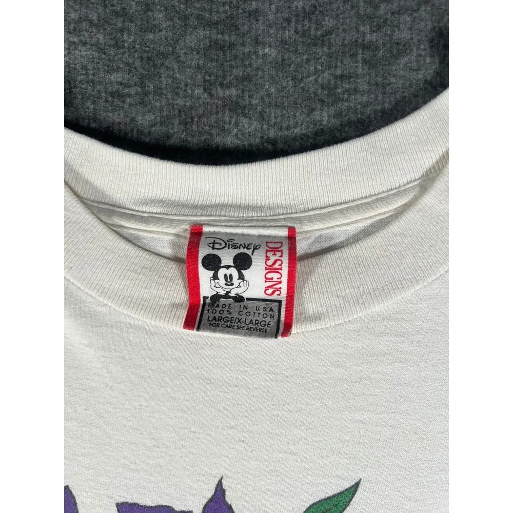 Vintage 90s Lion King Hakuna Matata Disney Designs Made in USA Tshirt White L/XL - Picture 3 of 5